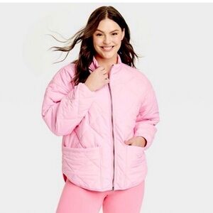 All in Motion Pink Quilted jacket XL